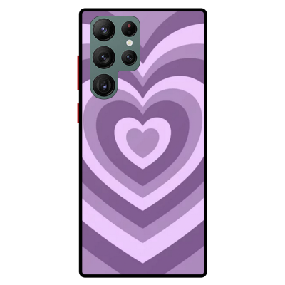 Husa Protectie AirDrop Premium, Samsung Galaxy S23 Ultra, Heart is Purple